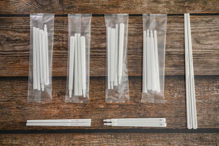 白色注塑拼接筷